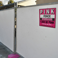 Pink Fence - Civil Fencing Hire - Temporary Fencing Hire & Rental