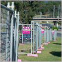 Mesh Fencing - Pink Fence Hire