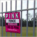 Prestige Fencing - Pink Fence Hire